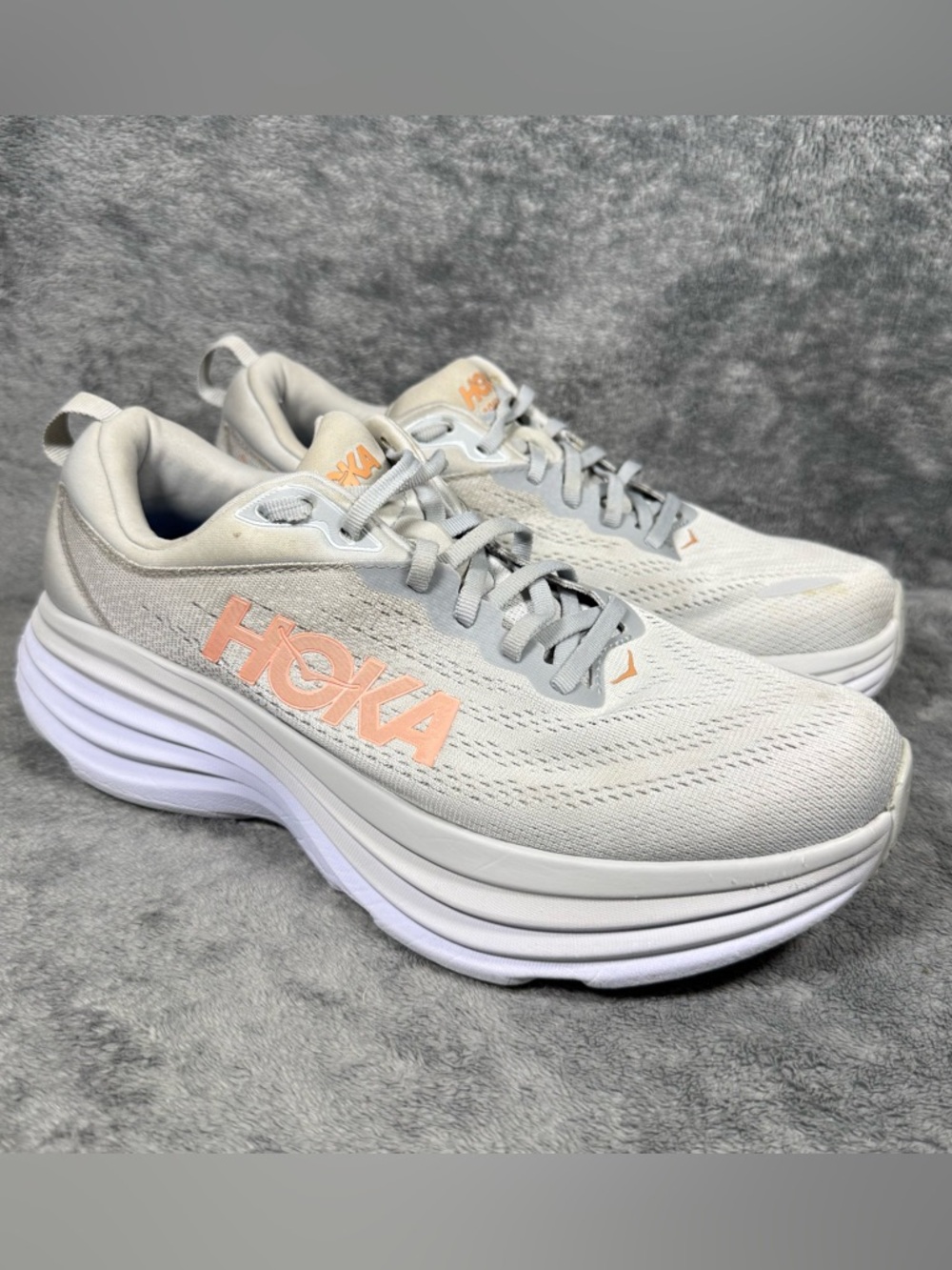 HOKA ONE ONE Women’s Bondi 8 Running Shoe Harbor Mist